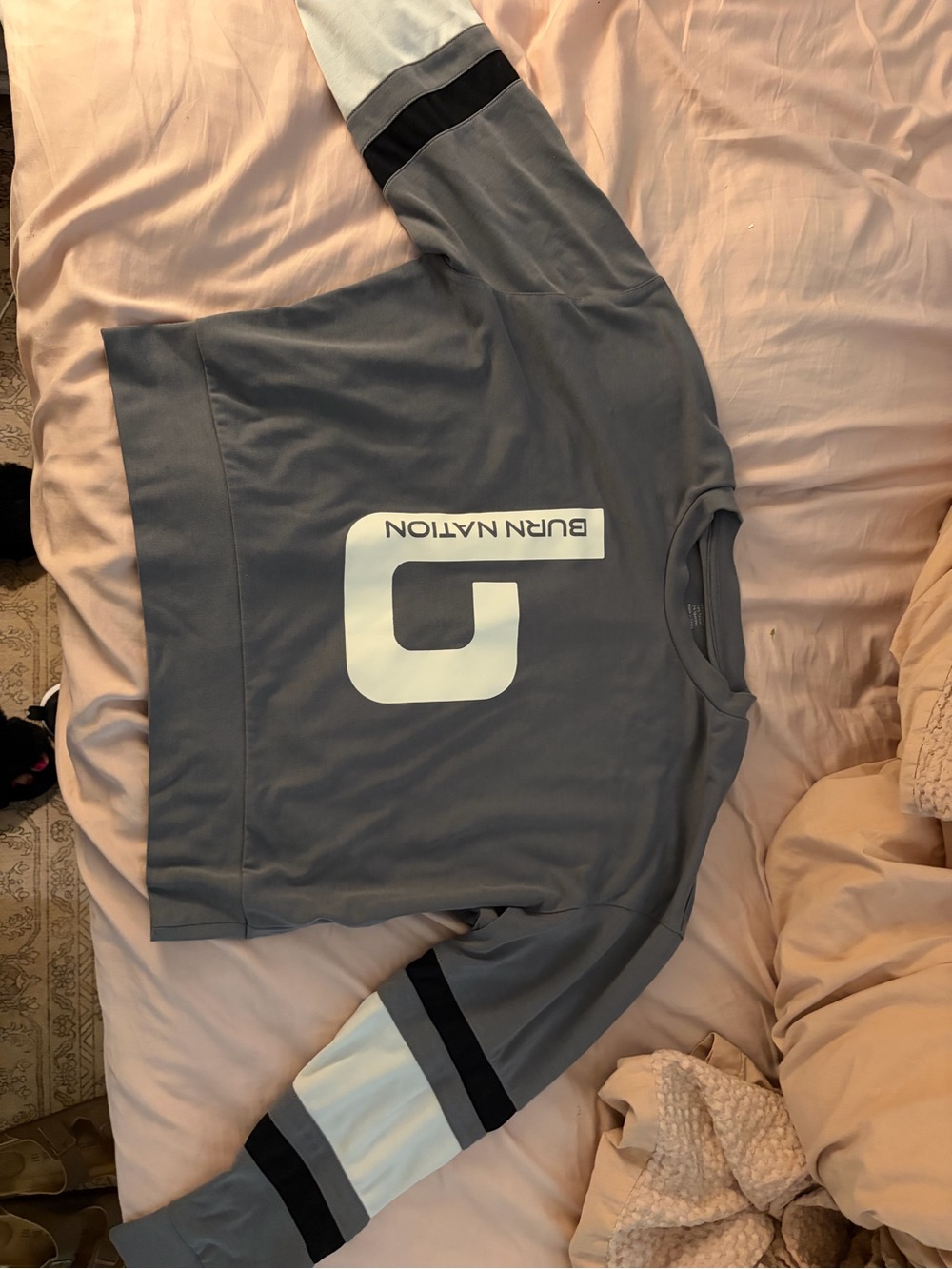 Burn Nation Grey Logo Sweatshirt